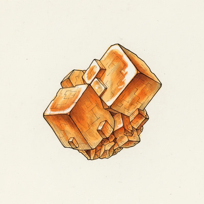 Orange Calcite