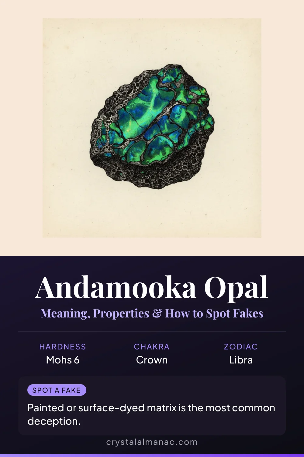 Andamooka Opal - South Australia's Matrix Jewel - Pinterest pin