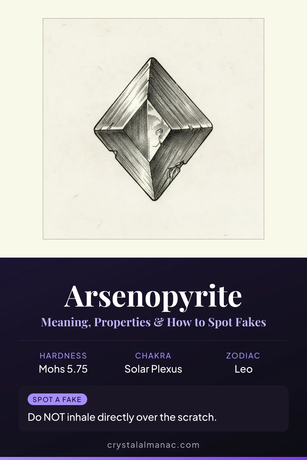 Arsenopyrite - The Arsenic Iron Sulfide - Pinterest pin
