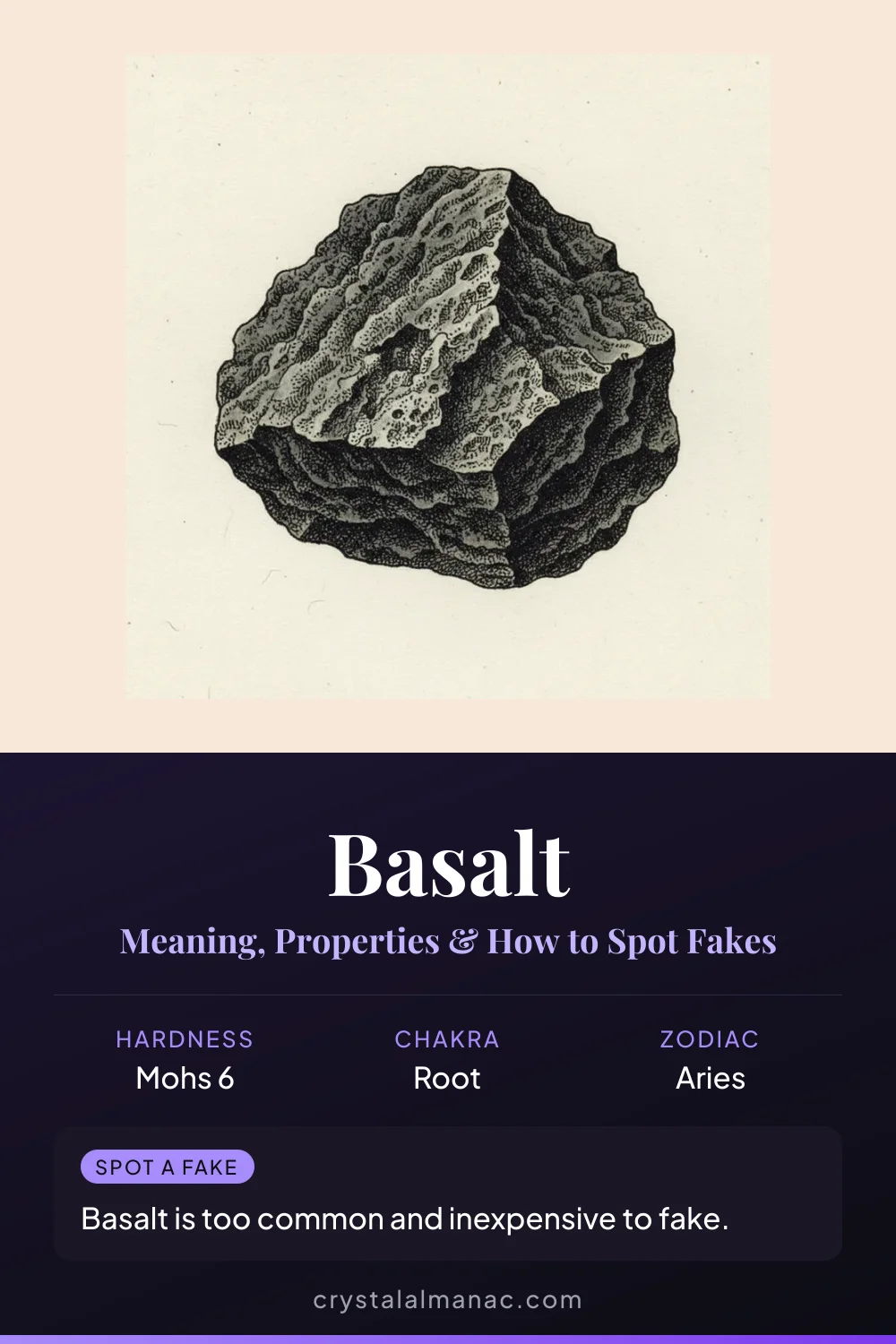 Basalt - The Ocean Floor Rock - Pinterest pin
