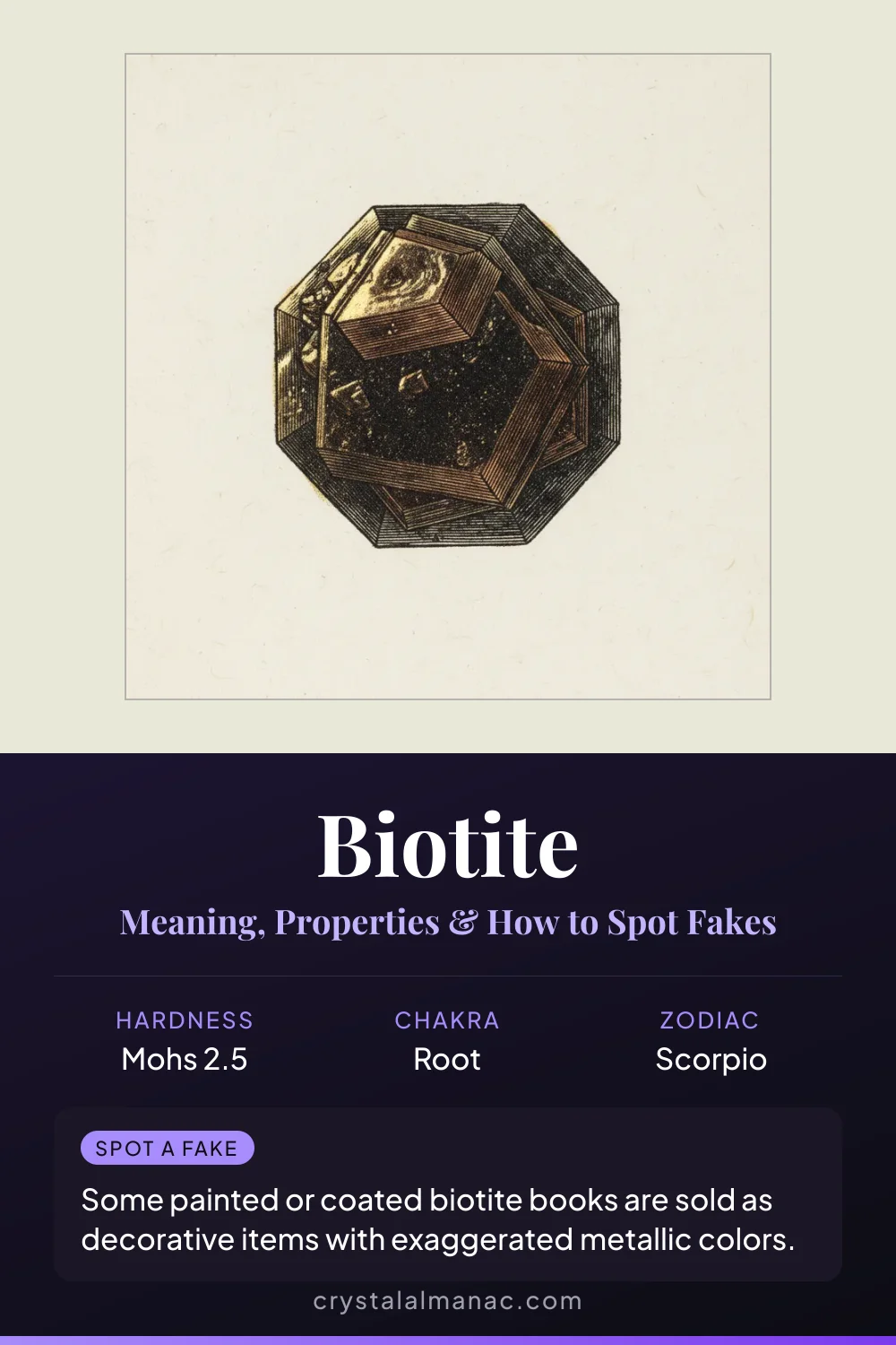 Biotite - The Black Mica - Pinterest pin