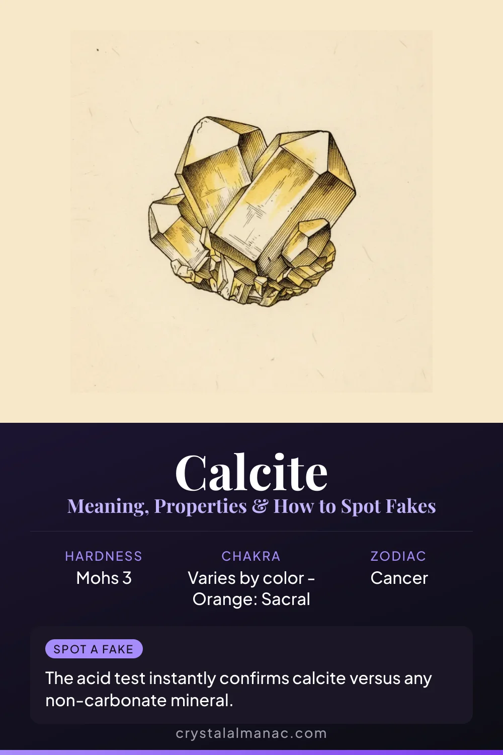 Calcite - The Shapeshifter - Pinterest pin