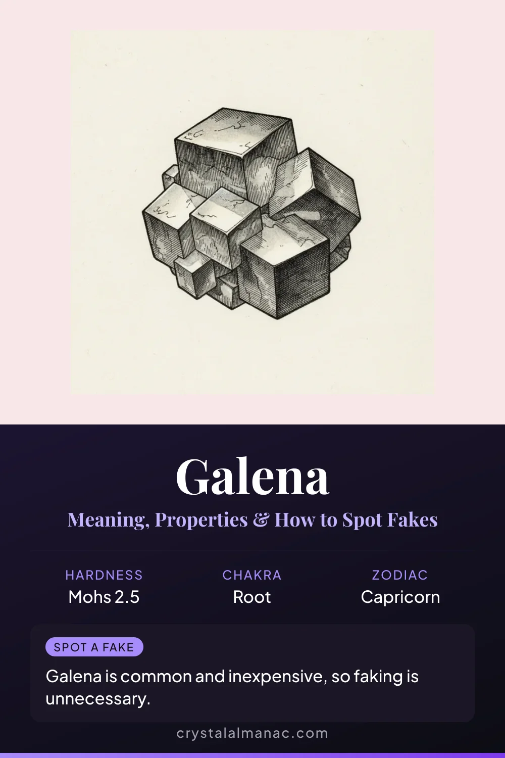 Galena - The Mirror Stone - Pinterest pin