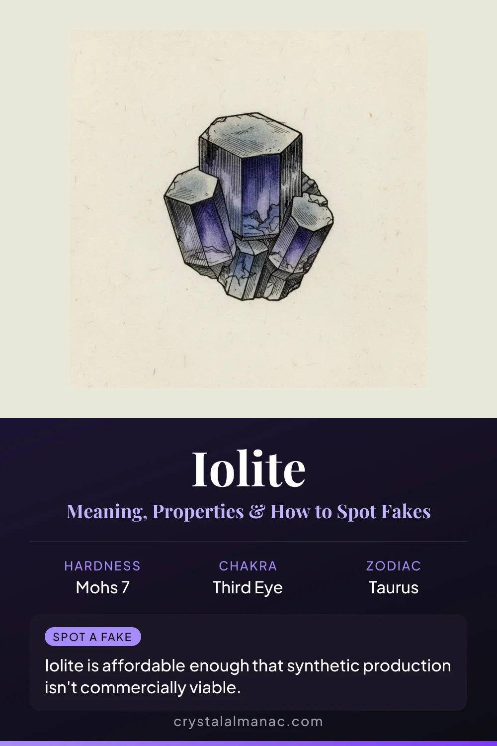 Iolite - The Viking Compass - Pinterest pin