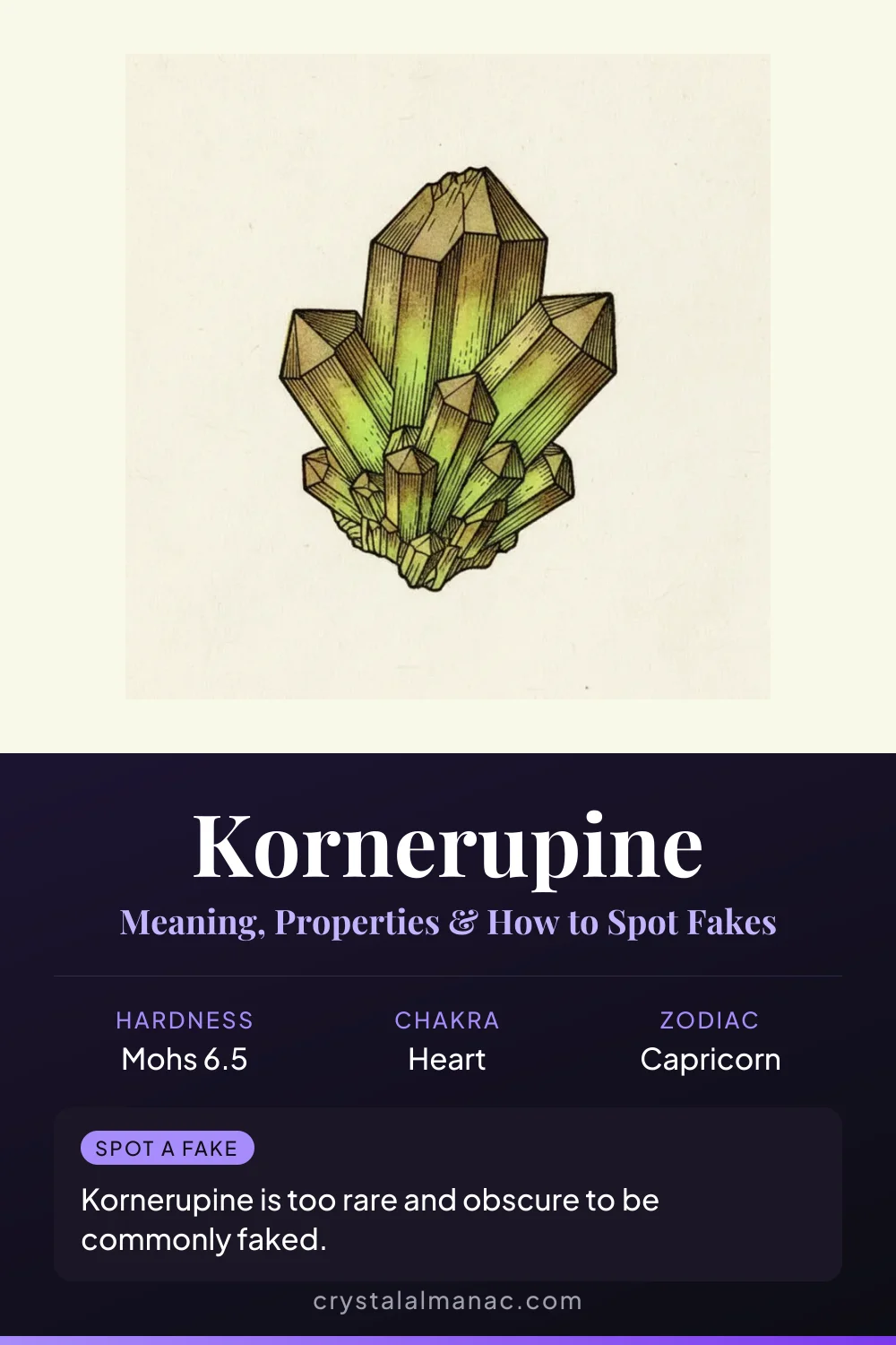 Kornerupine - The Collector's Secret - Pinterest pin