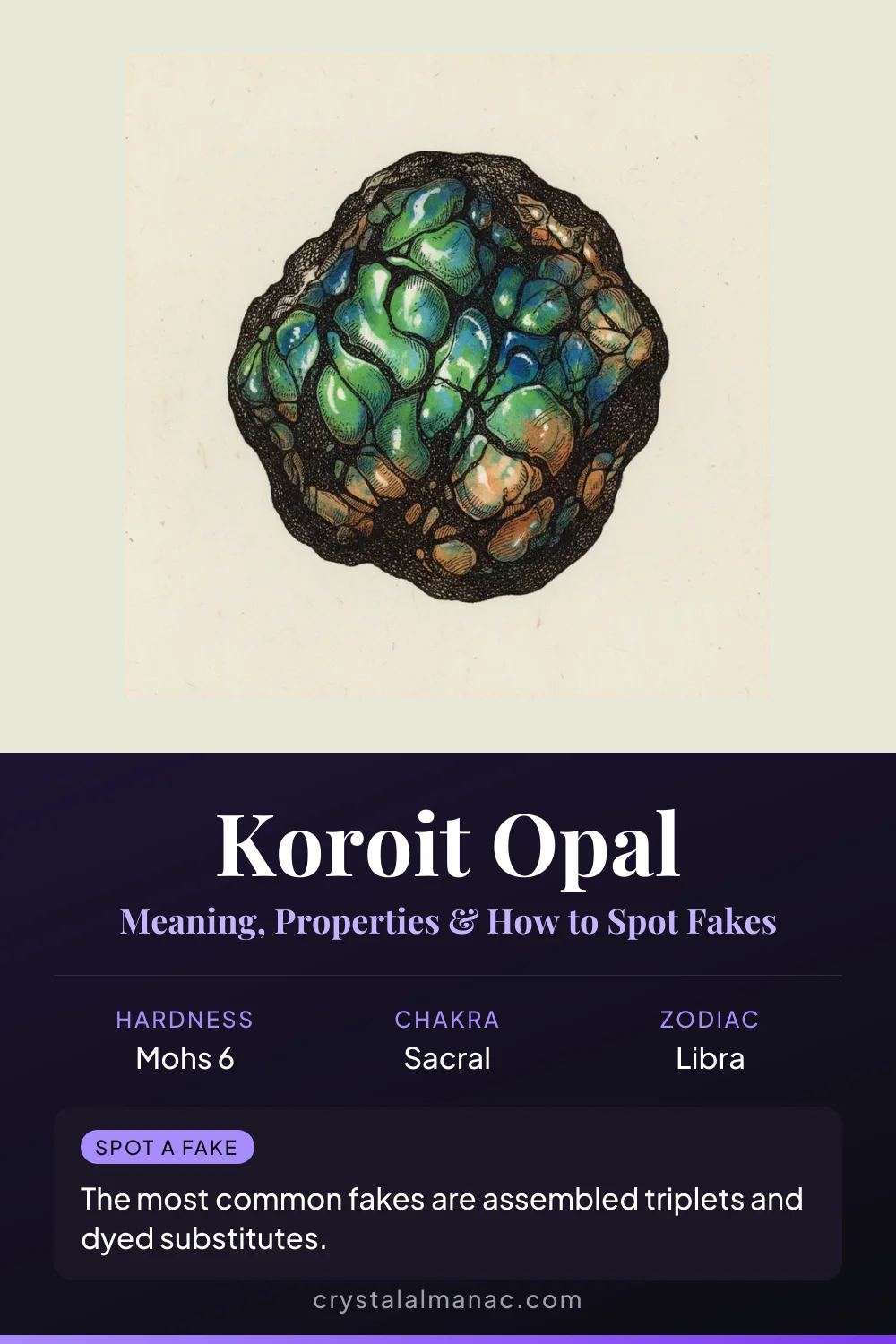 Koroit Opal - The Painted Ironstone - Pinterest pin