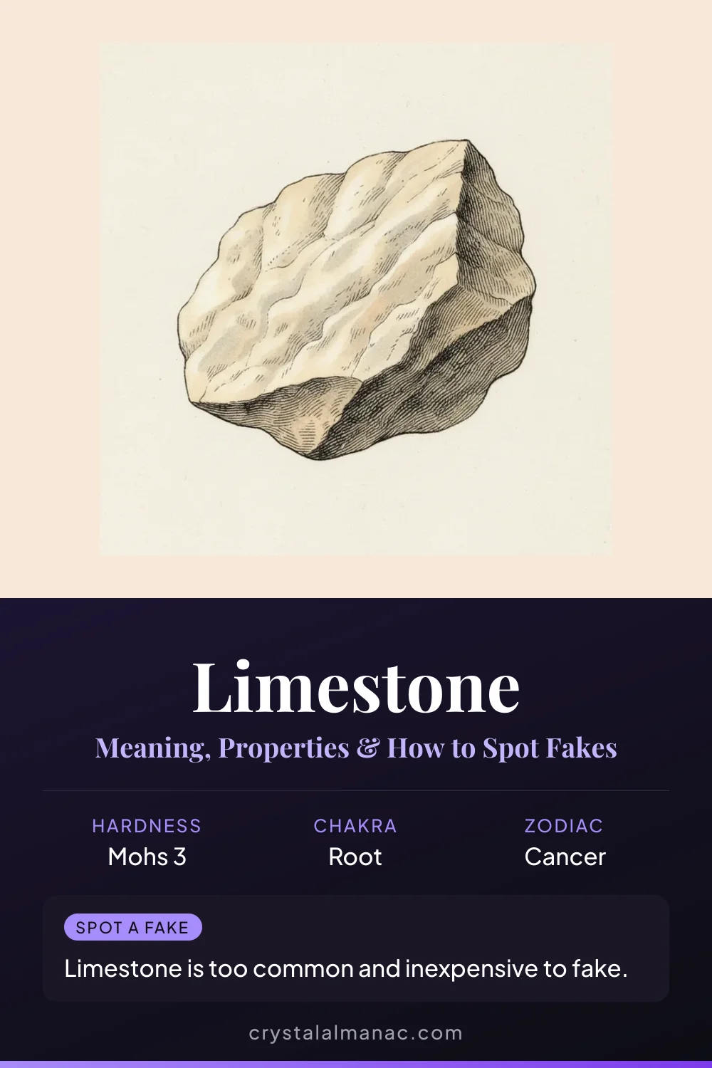Limestone - The Fossil Record - Pinterest pin