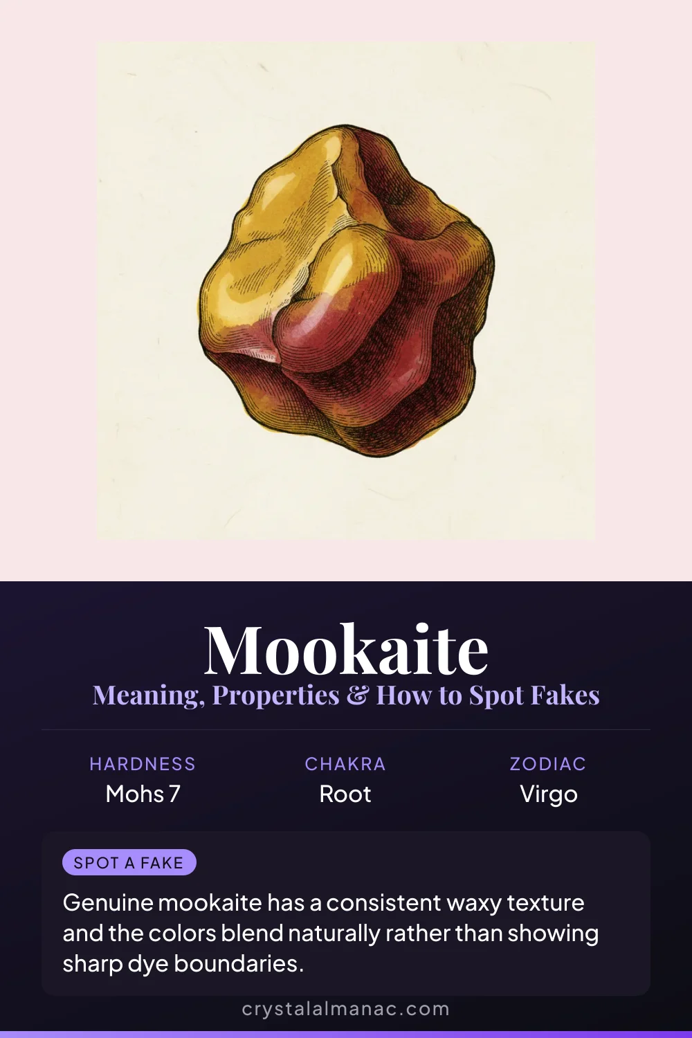 Mookaite - The Australian Sunset Stone - Pinterest pin