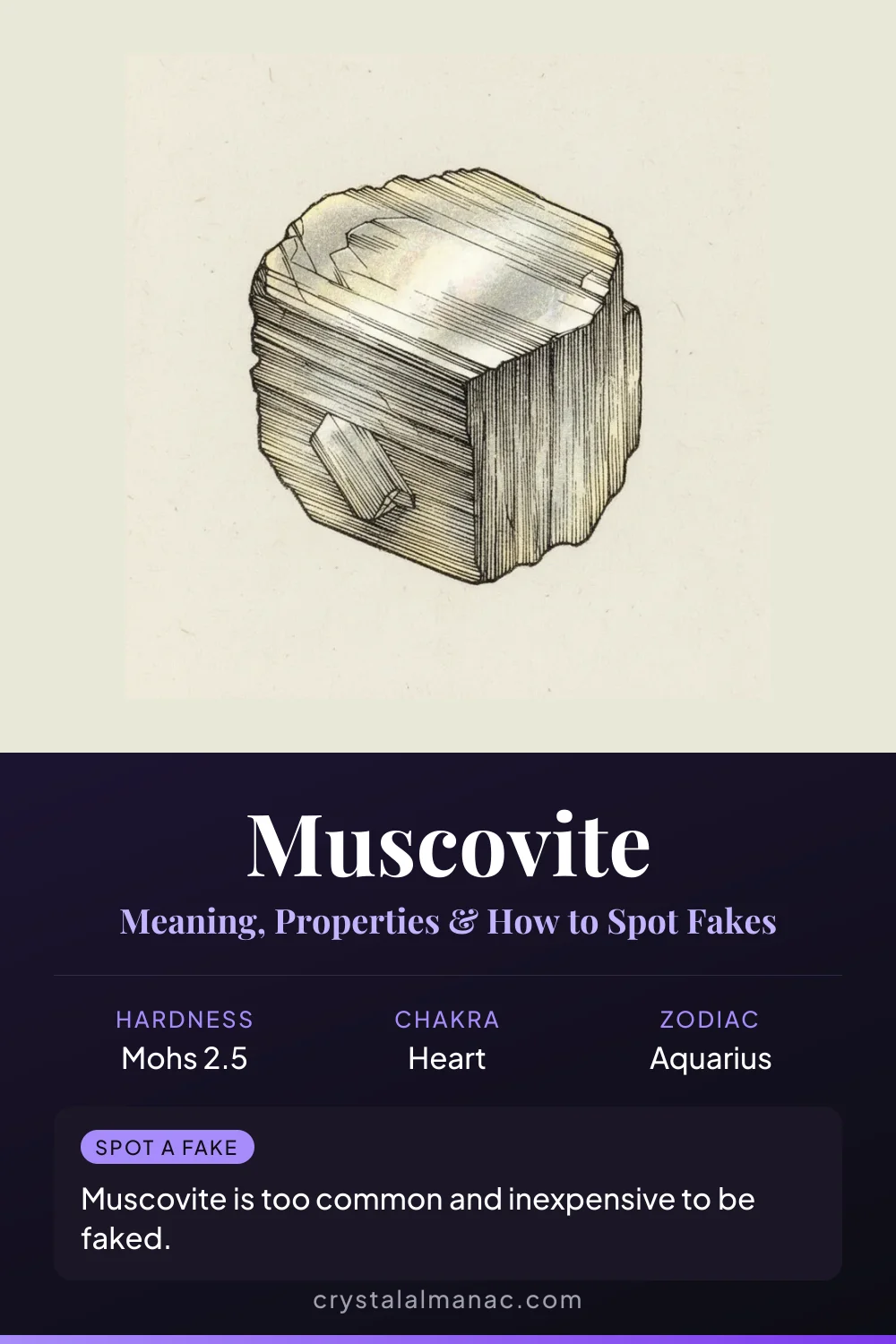 Muscovite - The Silver Mica - Pinterest pin