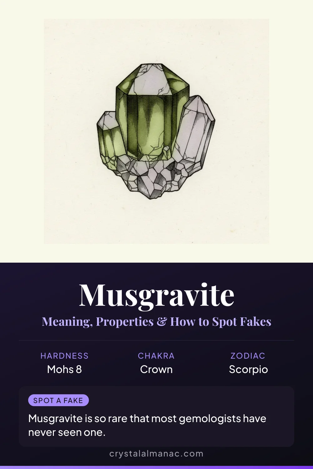 Musgravite - The Rarest of the Rare - Pinterest pin