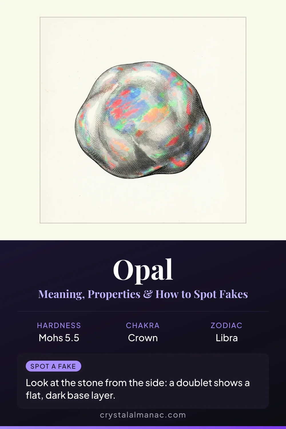 Opal - The Eye Stone - Pinterest pin
