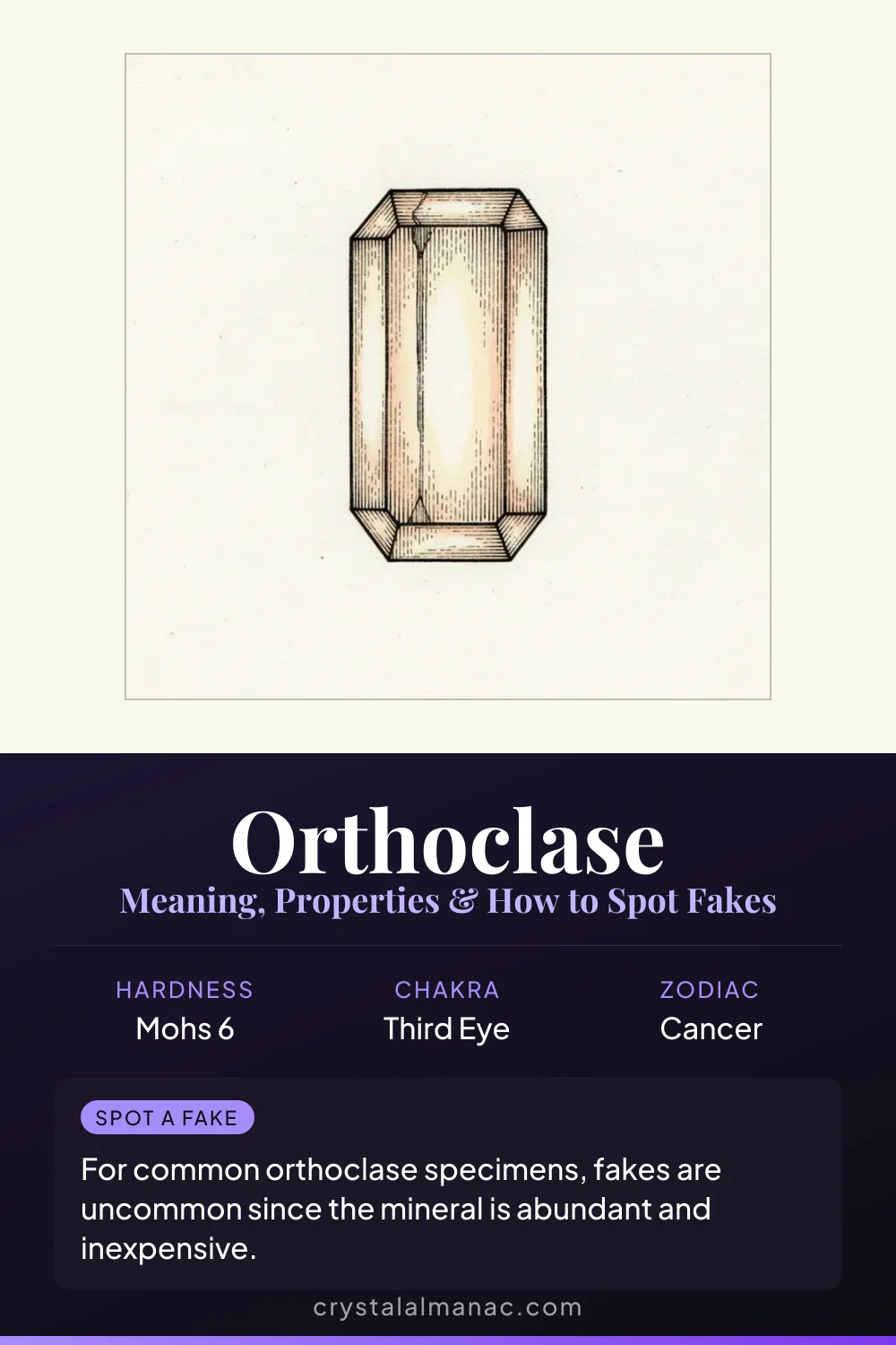 Orthoclase - The Foundation Feldspar - Pinterest pin