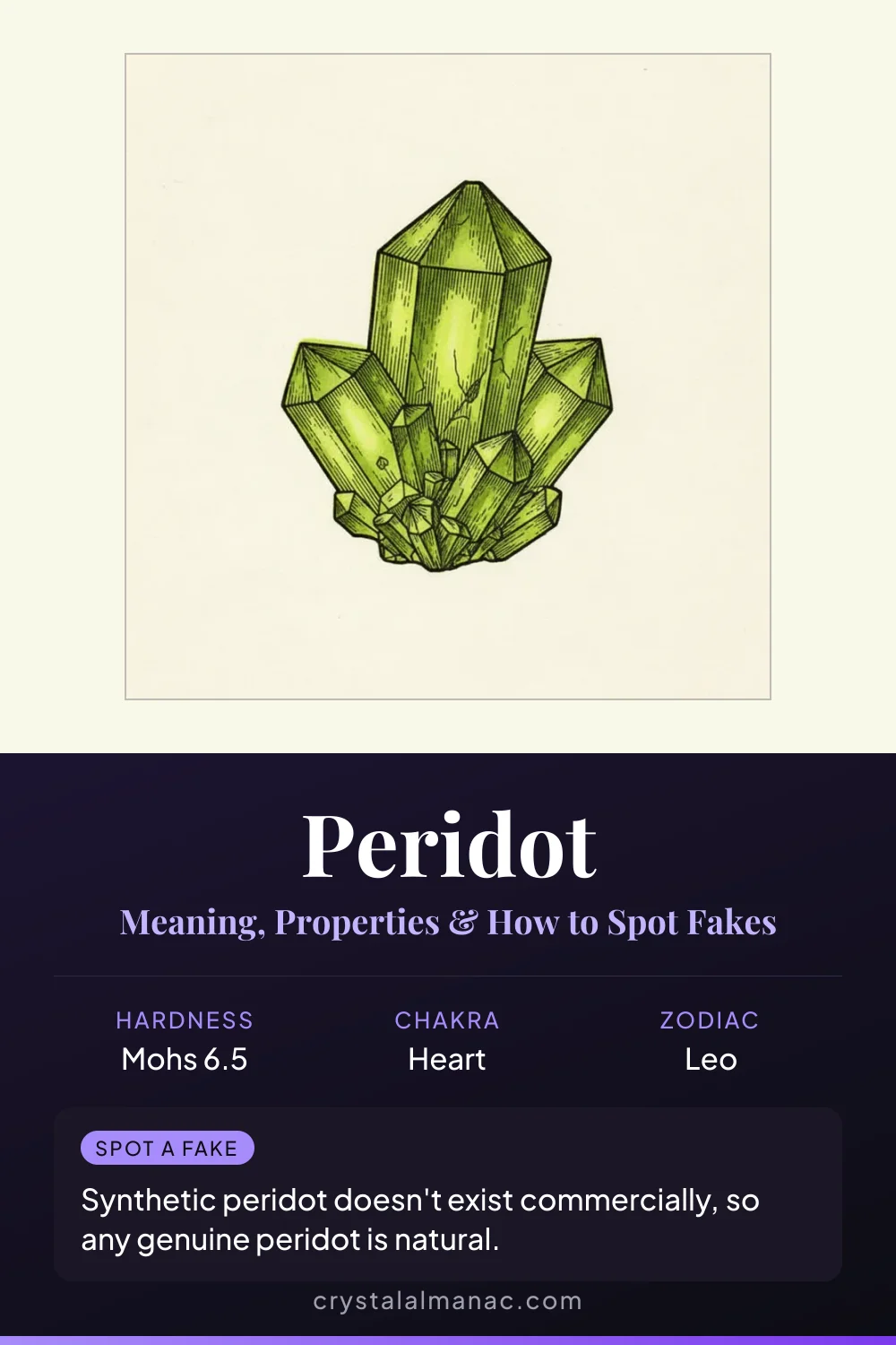 Peridot - The Evening Emerald - Pinterest pin