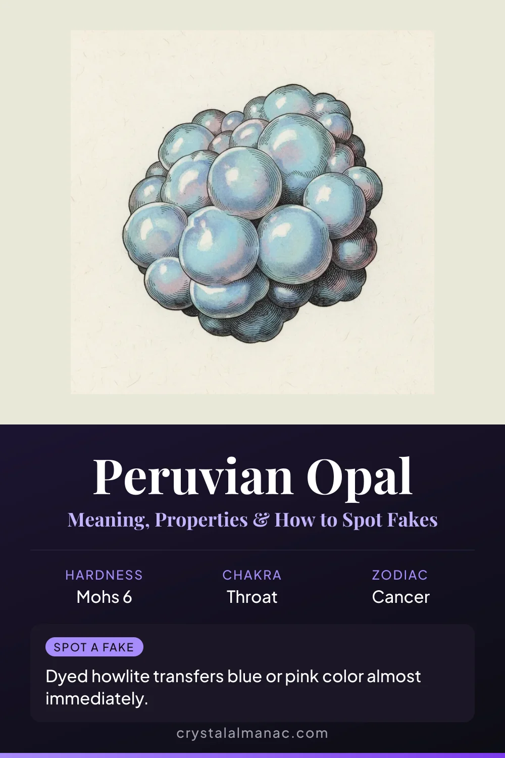 Peruvian Opal - Andean common opal, copper belt - Pinterest pin