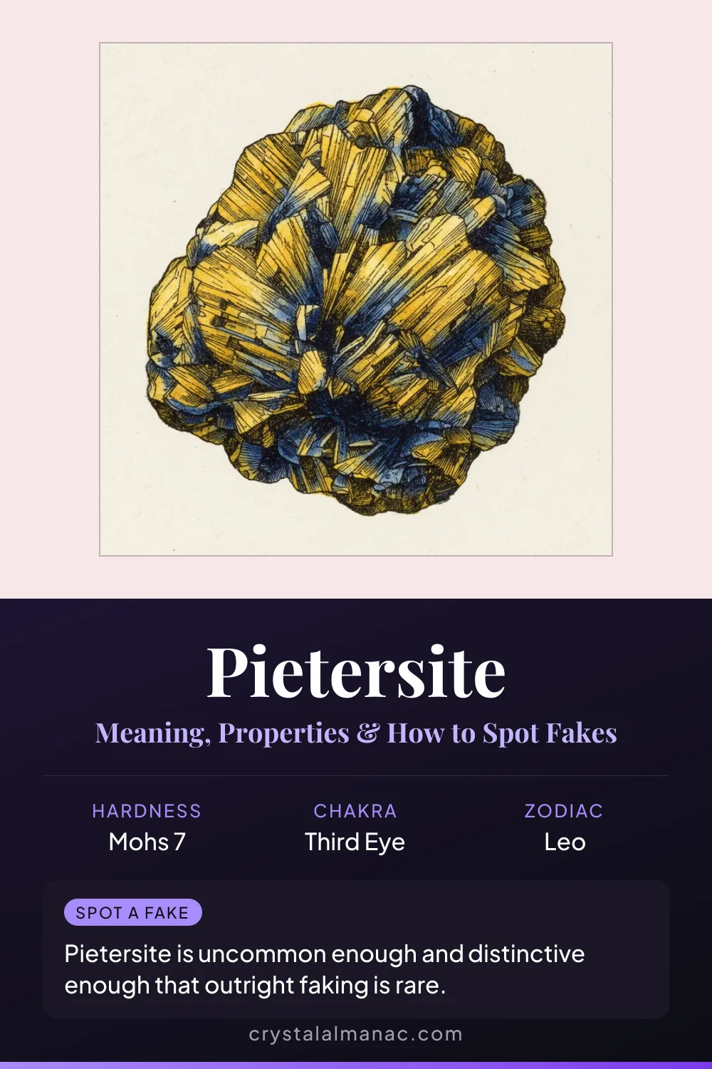 Pietersite - The Tempest Stone - Pinterest pin