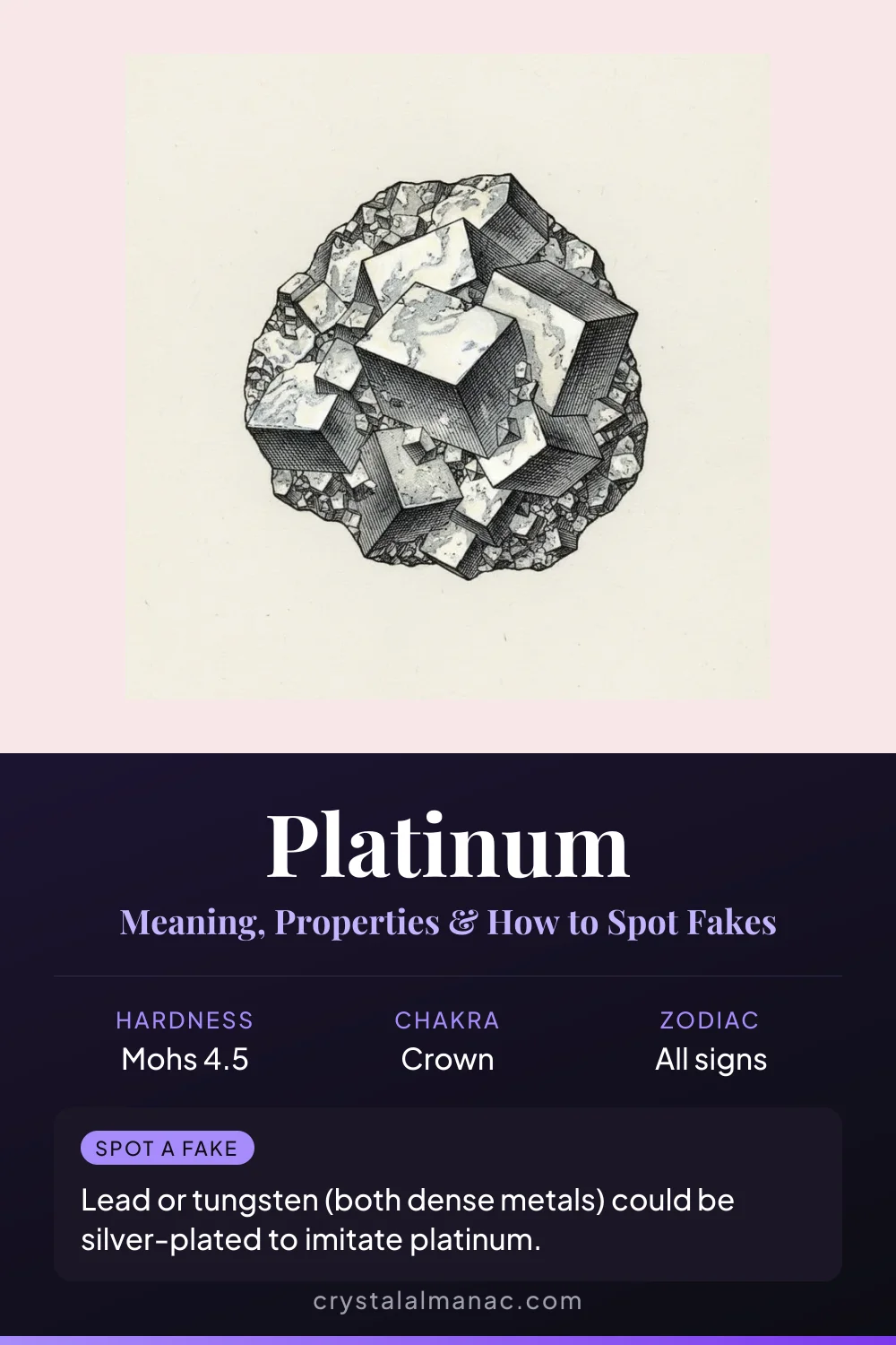 Platinum - The Noble Metal - Pinterest pin