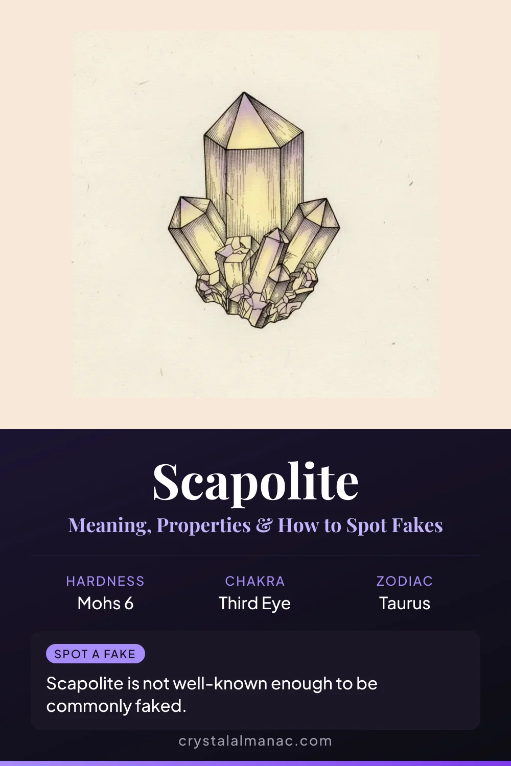 Scapolite - The Shaft Stone - Pinterest pin