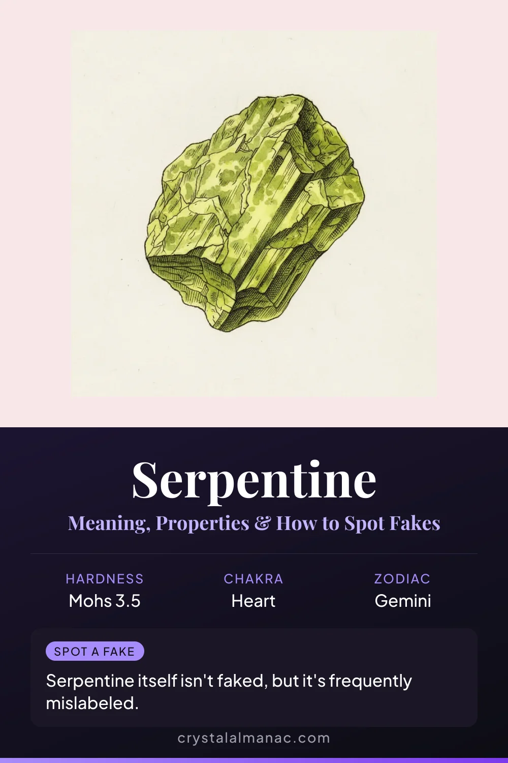 Serpentine - The Serpent Stone - Pinterest pin