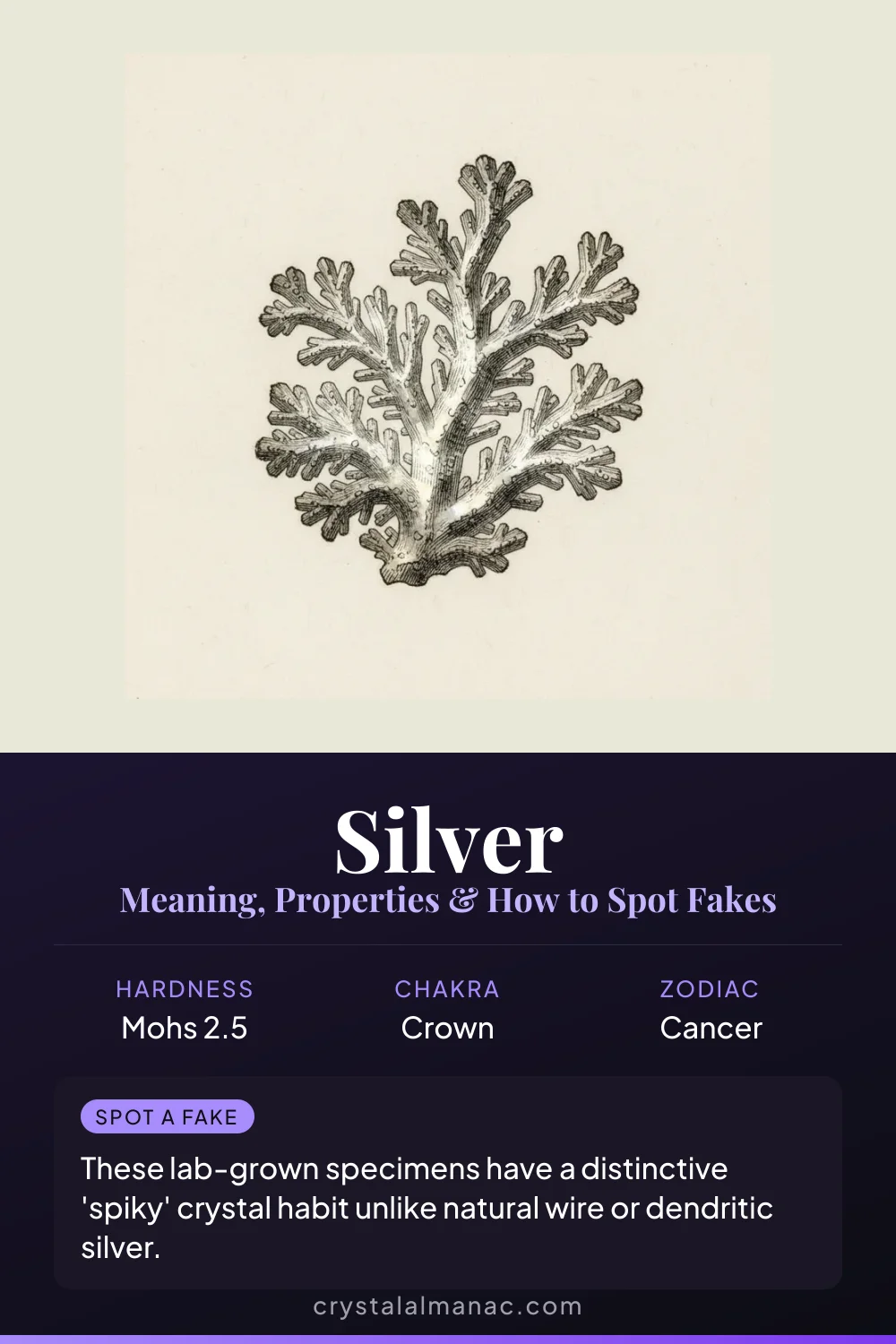 Silver - The Moon Metal - Pinterest pin