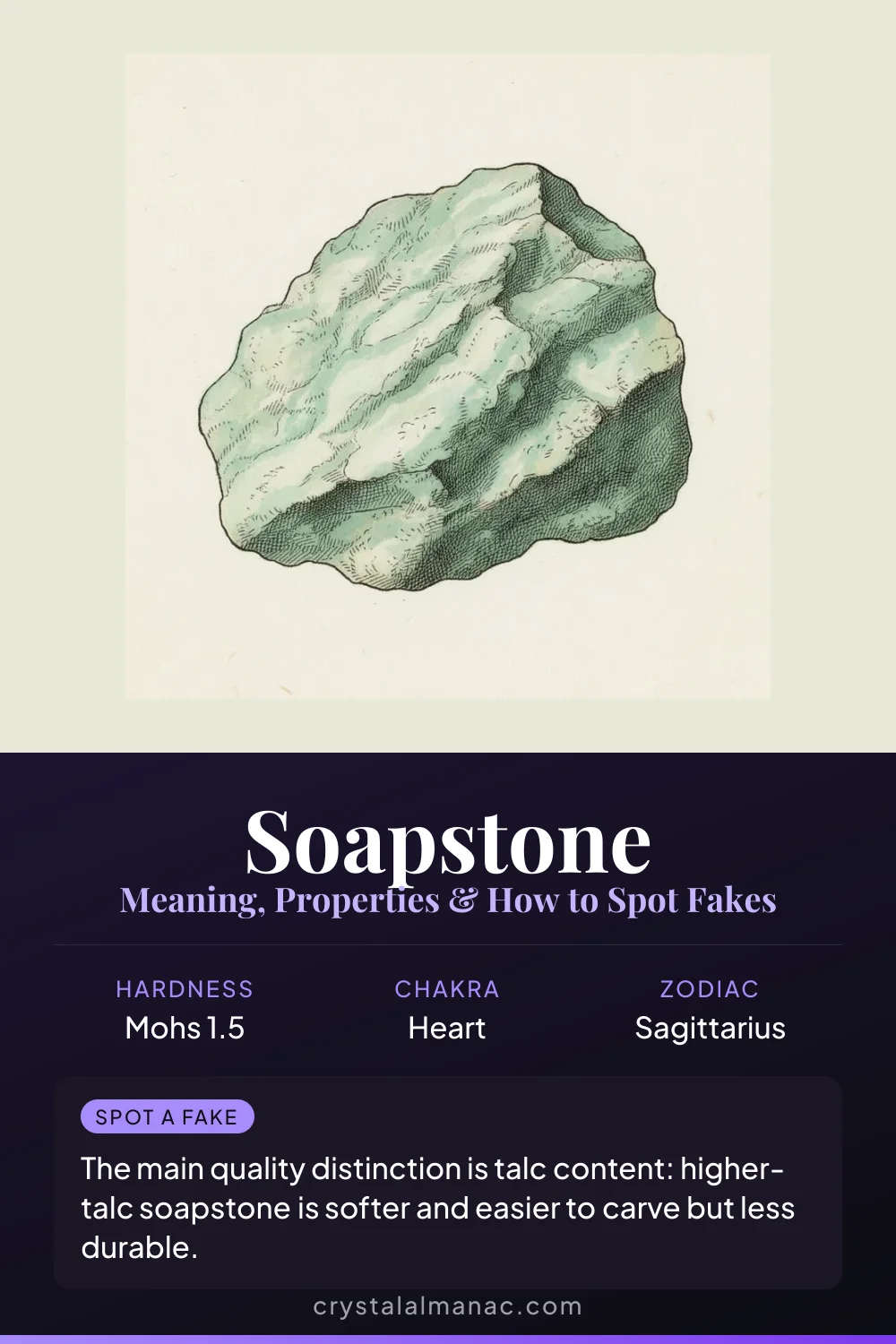 Soapstone - The Carver's Stone - Pinterest pin