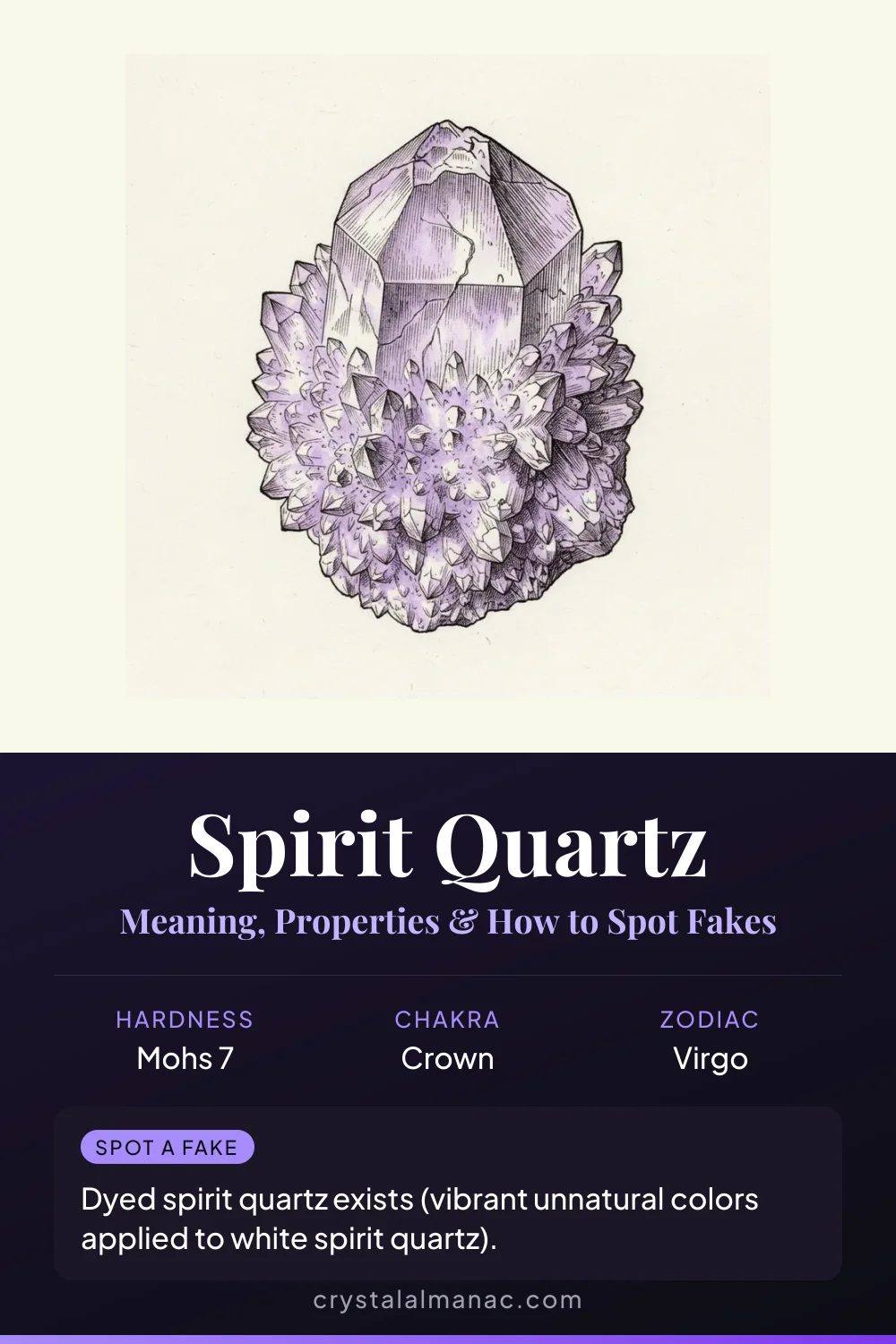 Spirit Quartz - The Fairy Quartz - Pinterest pin