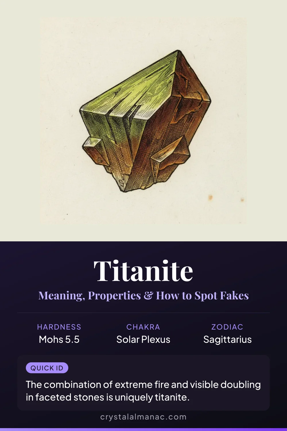 Titanite - The Fire of Titanium - Pinterest pin