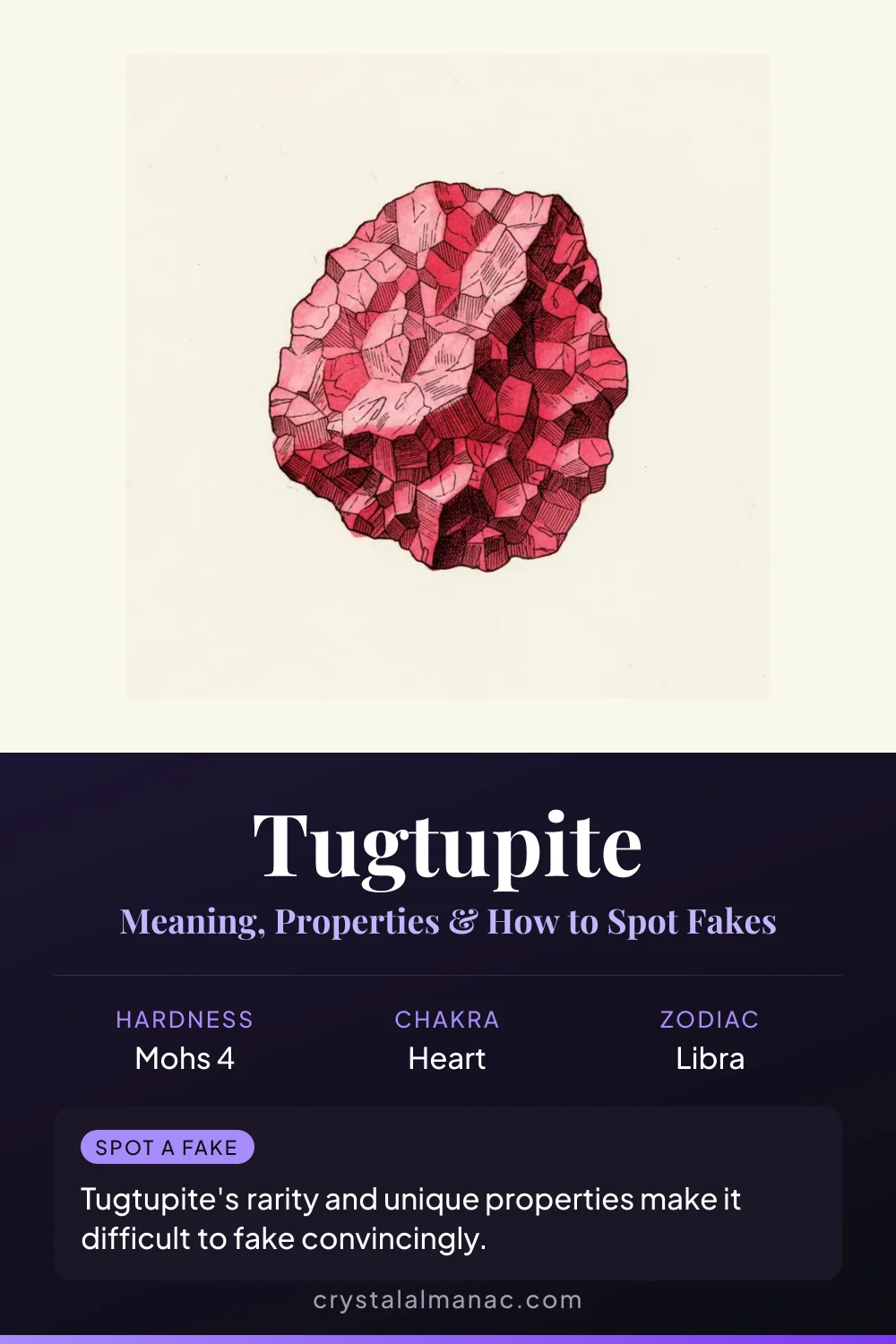 Tugtupite - The Reindeer Stone - Pinterest pin